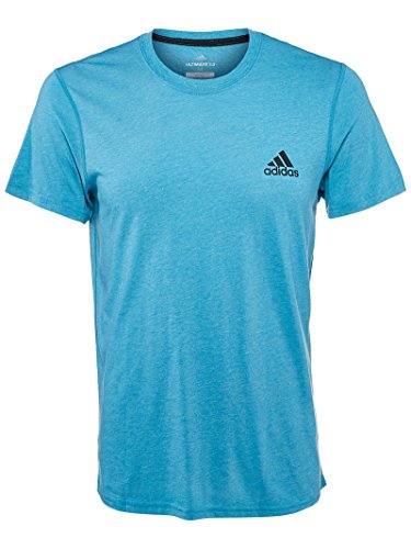 adidas Men's Training Ultimate Short Sleeve Tee, Mystery Petrol/Colored Heather, Large