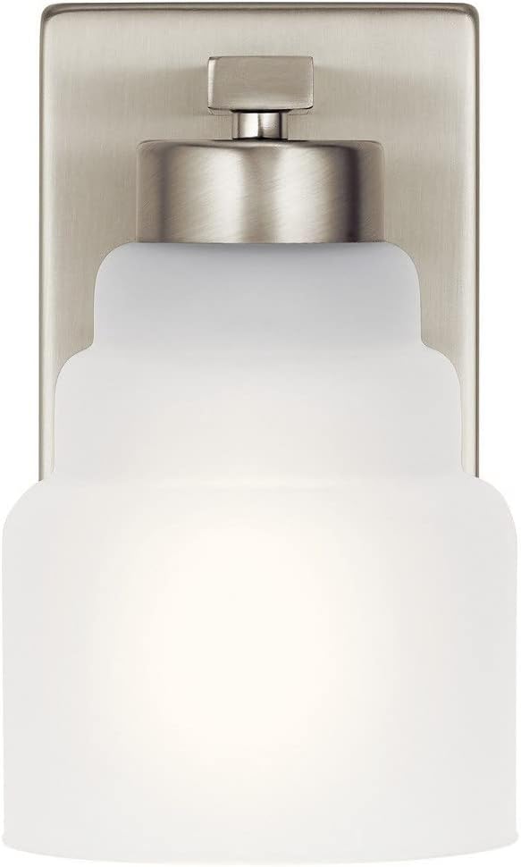 Kichler Vionnet 8.5" 1 Light Wall Sconce with Clear Glass in Black