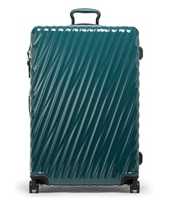 TUMI - 19 Degree Extended Trip Expandable 4 Wheeled Packing Case - Hard Shell Suitcase - Roller Suitcase Checked Bag, Lagoon, One Size, 19 Degree Polycarbonate Extended Trip Expandable 4 Wheel Packing