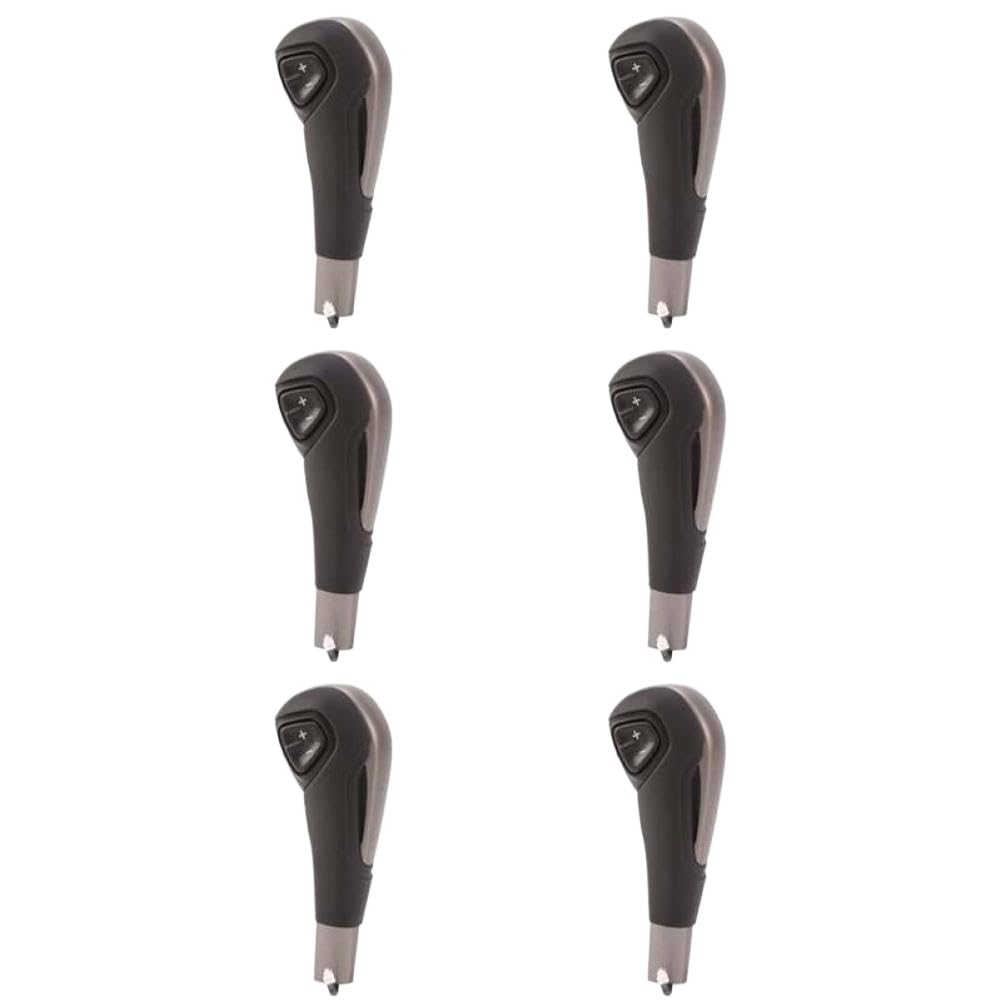 Ktbhtrgpz Onecolor 6X Car Gear Shift Knob Automatic Transmission Shifter Lever Head Compatible With Aveo Chuangku 42539376 95179700