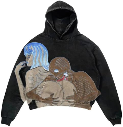 Materiale: Il pullover oversize è realizzato in tessuto di alta qualità, che è delicato sulla pelle, resistente e confortevole, non prude ed è molto adatto per la primavera / autunno / inverno
