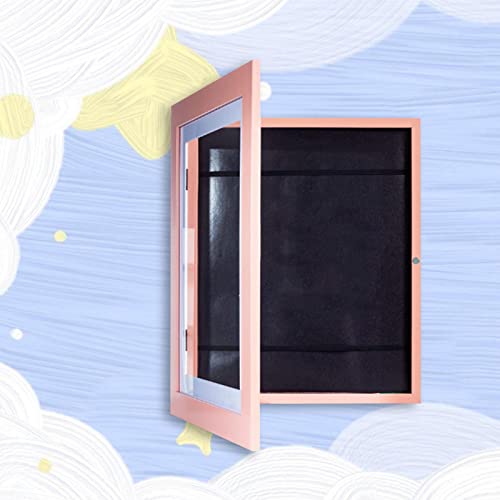 Fakeme Kids Art Frame Display Storage Photo Frame Interchangeable Shatter Resistant Horizontal Vertical Kids Artwork Frame For Postcards Awards, Pink S #TOP5
