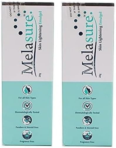 Melasure Skin Lightening Emulgel - 20 gm, Pack Of 2