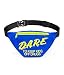 Neon Retro DARE Fanny Pack Waist Bags with Adjustable Waist Straps (Neon Blue)