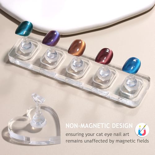 Soporte acrílico para uñas postizas y arte Cat Eye miniatura 3