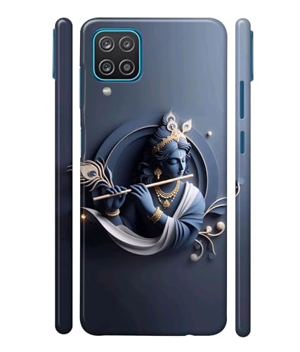 Image of Lord Krishna 3D Effect Printed Hard Back Case Cover Compatible for Samsung Galaxy M32 5G (Multicolor) - D1661