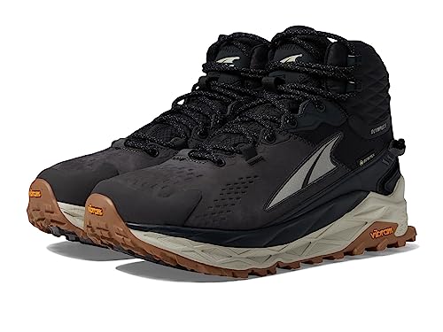 Altra Women's Olympus 5 Hike Mid GTX Sneaker, Black, 6.5 US