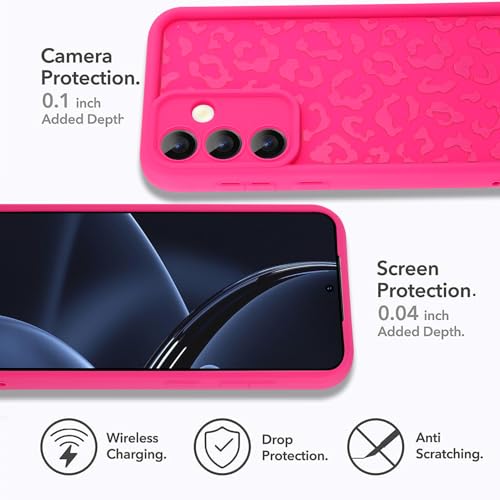 Image of Compatible with Samsung Galaxy S25 Plus Case, Hot Pink