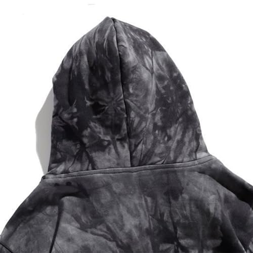 Tie Dye Hoodies for Men 100% Cotton Heavyweight Fleece Unisex Long Sleeve Sweatshirts with Pocket4