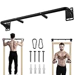 Fitarc Heavy Duty Wall Mount Pull Up Bar, Joist Mount Chin Up Bar for Doorway, Steel Construction, Home Gym Equipment, Fits 32”-36” Wall Studs