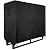 LBW Firewood Rack Cover Outdoor 4ft Heavy Duty Wood & Log Rack Cover 600D Waterproof Fireplace Cover for Log Rack Black Firewood Holder Cover with Zipper and Handle , 47.68 "H x 23.2 "W x 43.3 "L