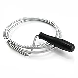AHAD Professional Drain Unblocker Open Wire Rod Flexible Spring Wire Sink Plumbing Snake Plunger Spring Clog Remover Drain Cleaner Waste Pipe Cleaning Tool for Tub Sink Shower Basins Pipes 9.8ft 2M - Image 1