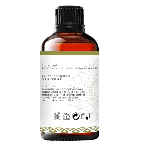 Aceite esencial de cardamomo - 1 Oz - puro natural para difusor miniatura 2
