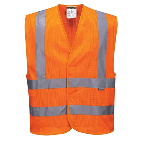 Portwest Gilet HV maille, Couleur: Orange, Taille: 4X/5X, C370ORR4X/5X