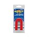 Master Magnetics 07225 2 X 1 X 0.25 Red Alnico Horseshoe Magnet With Keeper