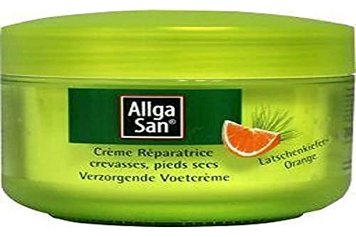 Allga San Crème Réparatrice Nutrition Intense | Pieds secs à très secs | Pour des pieds doux et veloutés, 200 ml Cover