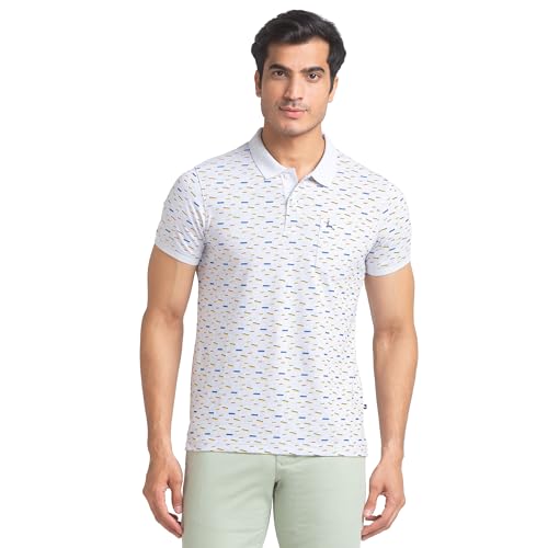 Image of Parx Regular Fit Dark Blue T-Shirt for Men