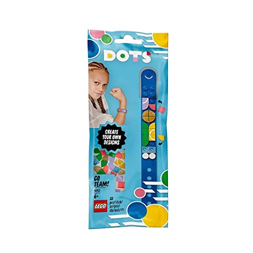 Image of LEGO Building Block Dots Go Team! Bracelet 41911 Kit,Multicolor