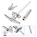Balacoo Barn Door T Handle Lock Set with Key Commercial Door Handle Lock Kit for Sliding Doors User Friendly Design Security for Rvs Toolboxes and More