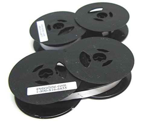 Black & White 2 Pack 2" Twin Spool Ribbons to fit Brother Twin Spool Typewriters