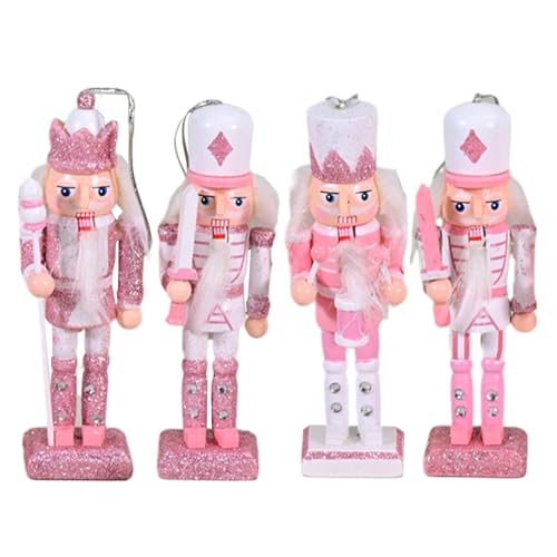 Nussknacker Figuren | Tischdekoration Pink Weihnachten Nussknacker...
