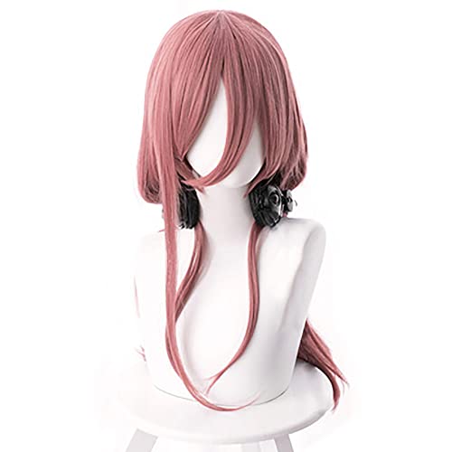 Perruque Cosplay Anime, Perruque Cosplay Nakano Miku, Perruque rose Pour The Quintessential Quintuplets, Pour Halloween, FêTe, Carnaval, Vie Nocturne, Concerts, Mariages Cover