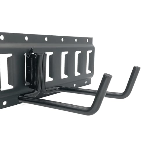 Gancho de almacenamiento para riel e-track de herramientas resistente a la oxidación 7