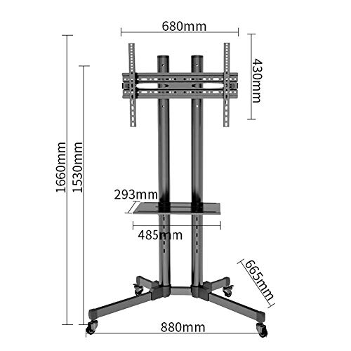 Soporte Universal Rodante para TV de 32 a 70 Pulgadas miniatura 2