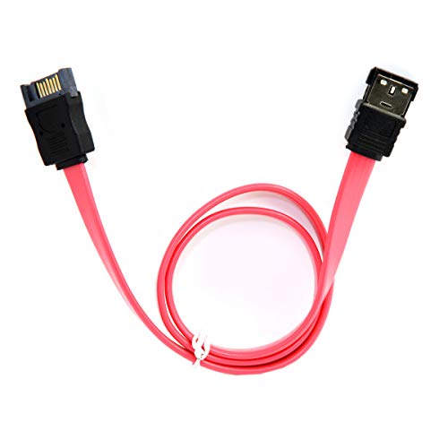 Cy Ps3 Hard Disk Sata 7Pin Male To Esata 7Pin Female Extender Extension Cable 50Cm #TOP3