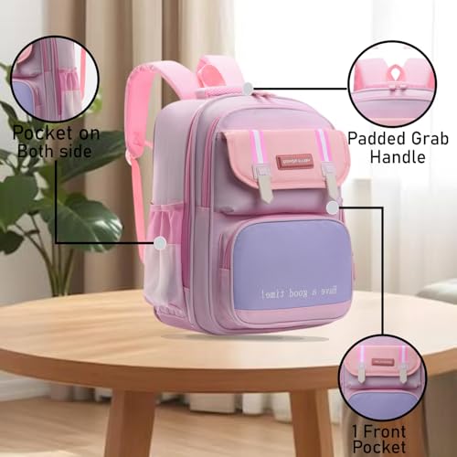 Image of Tinytot 22 Litre 17-Inch Waterproof Large School Bag for Boys & Girls, Kids School Bag, School Backpack for Girls and Boys, for Kids, Ideal for Children