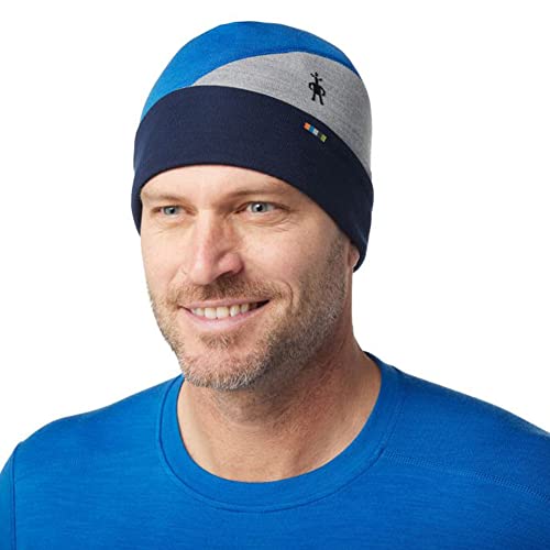 Smartwool Thermal Merino Colorblock Merino Wool Beanie For Men And Women, Laguna Blue Heather, One Size #TOP7