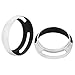 Lens Cap 2 pcs Aluminum Alloy 52mm Silver Camera Metal Lens Hood Replacement for Leica