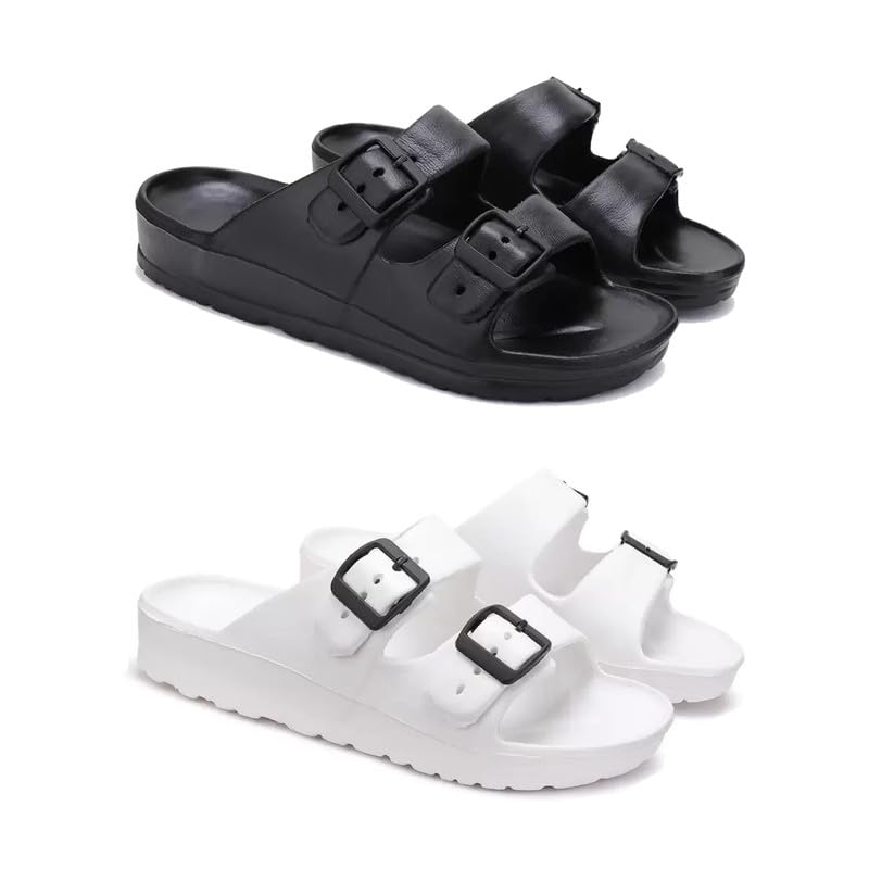 WINGSCRAFT Lightweight,Classic Slider || Sandals with Clogs for Men-COMBO(2)-3115-3113