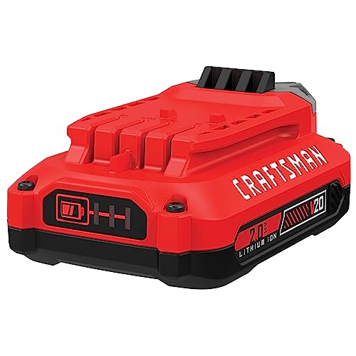 Image of CRAFTSMAN V20 Battery, 2.0 Ah, Lithium Ion Battery (CMCB202)