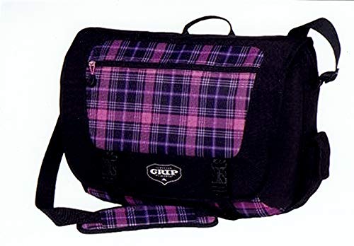Grip By High Sierra Payback Messenger Bag - Pink Plaid/Black #TOP1
