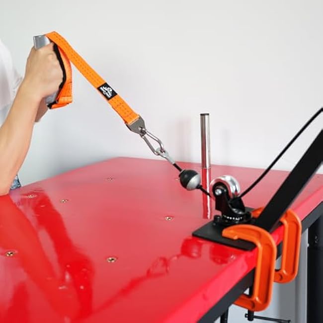 Arm Wrestling Training Handle ¨C 2-Inch Aluminum Grip for Enhanced Pronation Strength, with Heavy-Duty Strap, Carabiner, and Storage Bag