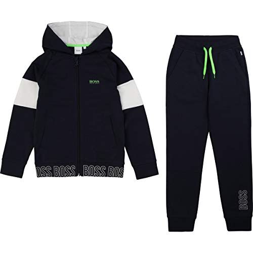 Preisvergleich Produktbild BOSS Kinder Jogginganzug Molton Gr. 14 Jahre, einfarbig