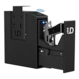 Urban Deco Biometric Gun Safe for Handgun with Quick Access Sliding Door Pistol Safes Mounted Nightstand, Desk, Wall, Vehicle, Bedside, Car Gun Safe Box with Fingerprint, PIN Code, KEY Access