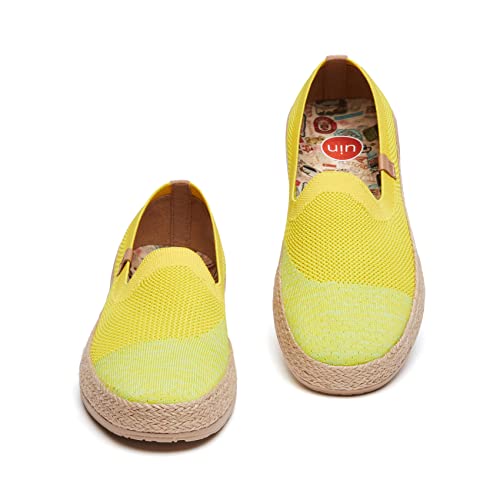 Image of UIN Shoes for Women Slip On Sneakers Comfortable Lightweight Barefoot Travel Art Painted Casual Loafers