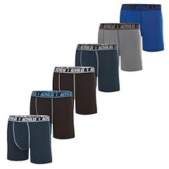 Blue, Black and Gray, 6 Pack