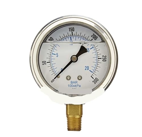 Mesure de pression 0-300 PSI de haute précision avec cadran lisible 2,5 pouces