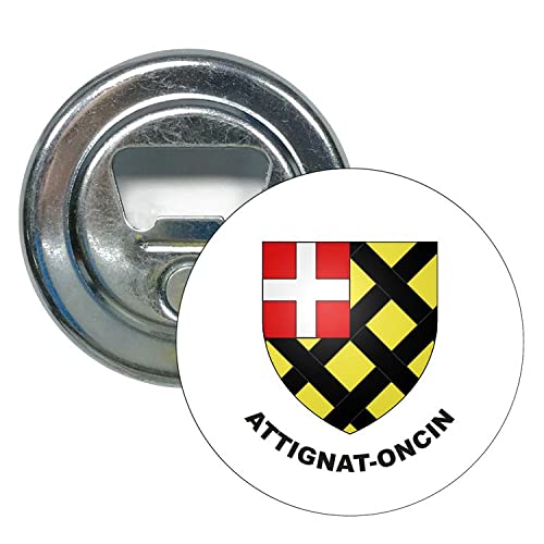 ROUND OPENER. HERALDIC SHIELD ATTIGNAT-ONCIN SAVOIE FRANCE