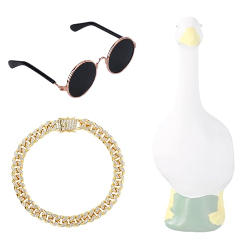 Chain Collar and Sunglasses Porch Goose Outfits for 23"/ 17''