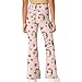 Gorweirop Strawberry Hedgehog Girls Flare Leggings 7-8 Pants for Teen Girls Stretchy with Tummy Control Full Length Pants High Waisted Soft and Anti Wrinkle Suitable for All Seasons