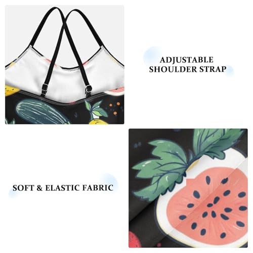 Fruits and Vegetables Girls One Piece Swimsuits Quick Dry Beach Swimwear Bathing Suit4