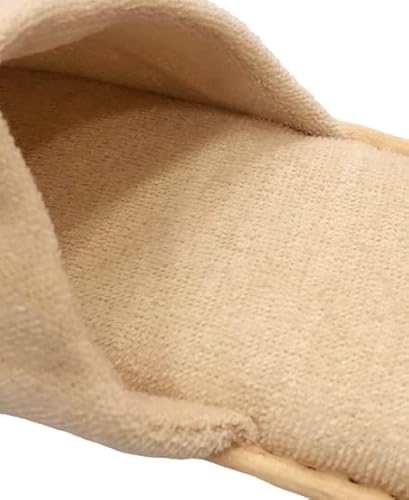 Pantufa Atoalhada marfim de 26 cm