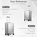 VentureVault All Aluminum Carry On Luggage 22x14x9 Airline Approved，Zipperless Luggage Premium Aluminum Suitcase Luggage, Hard Shell Carry On Luggage with Spinner Wheels (silver, 20inch)