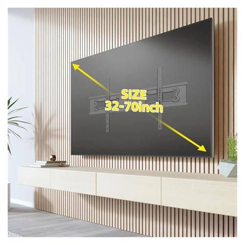 Support mural TV pivotant grand angle pour écran 32-70 pouces max 35kg