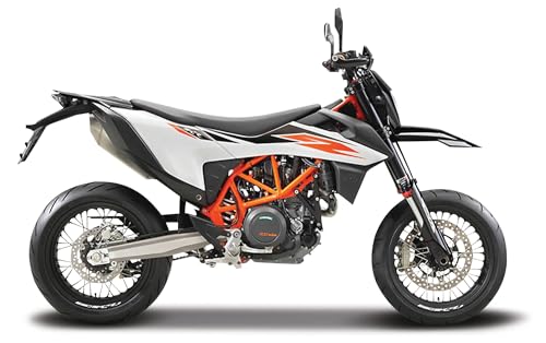 Maisto KTM 690 SMC R Motorrad - Maßstab 1:18 - Unglaublich detaillierte Druckguss-Nachbildung Sammlermodell Motorrad, Orange