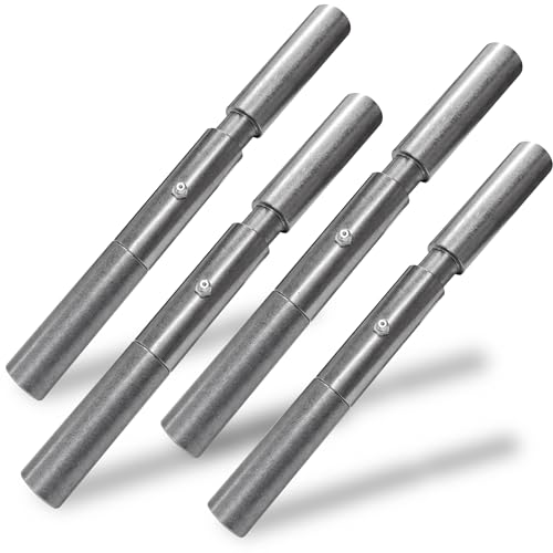 10-Inch Weld On Trailer Ramp Hinge - 4 Pack Heavy Duty Greasable Hinges for Equipment Ramps, Truck Dump Bodies & Doors, 2000lb Load Capacity